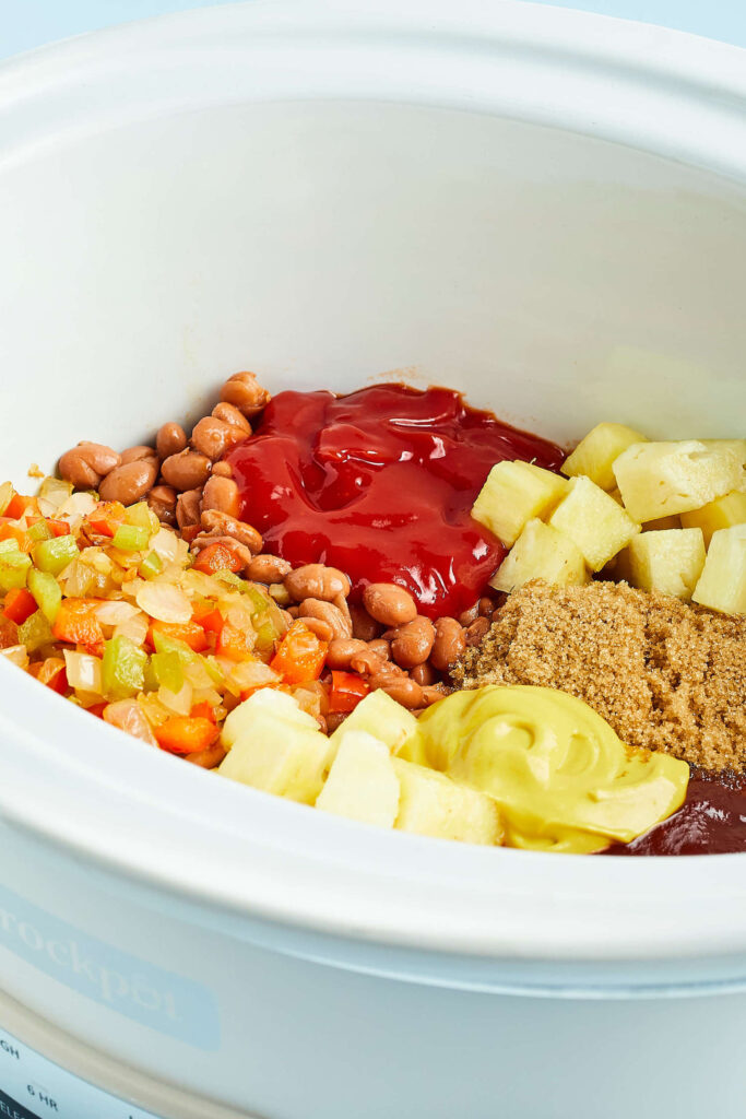 ingredients in slow cooker